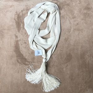 A/X cream scarf NWOT